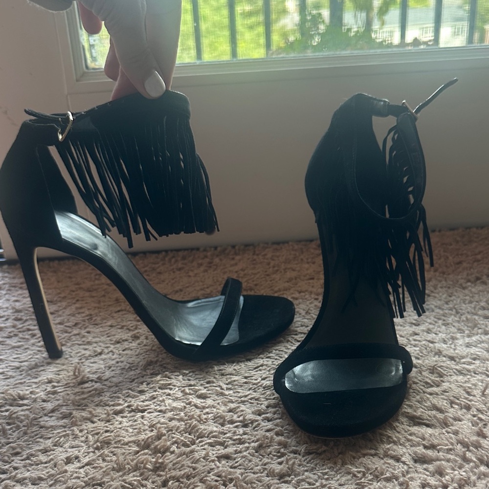 Stuart Weitzman Love Fringe Heel